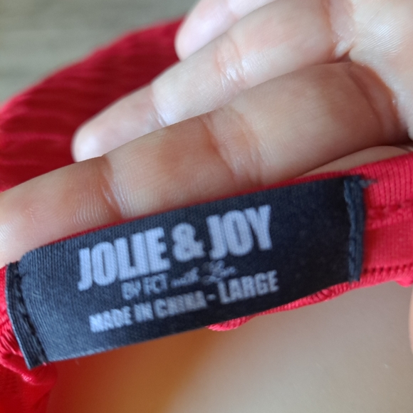 Red Open Back Bodysuit - Picture 6 of 6